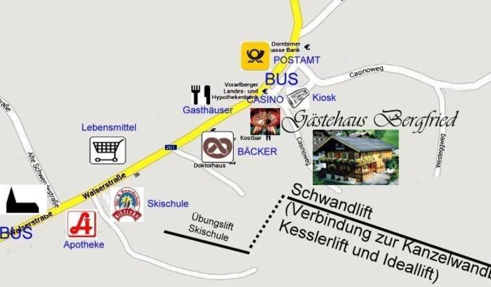 Das Bergfried - Urlaub Zentral Und Ruhig! Apartman Riezlern Kültér fotó
